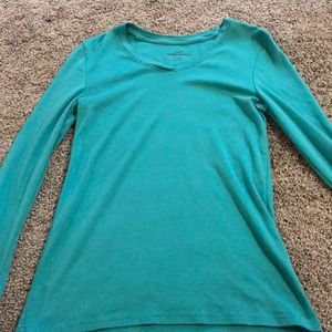 Teal long sleeve tee!